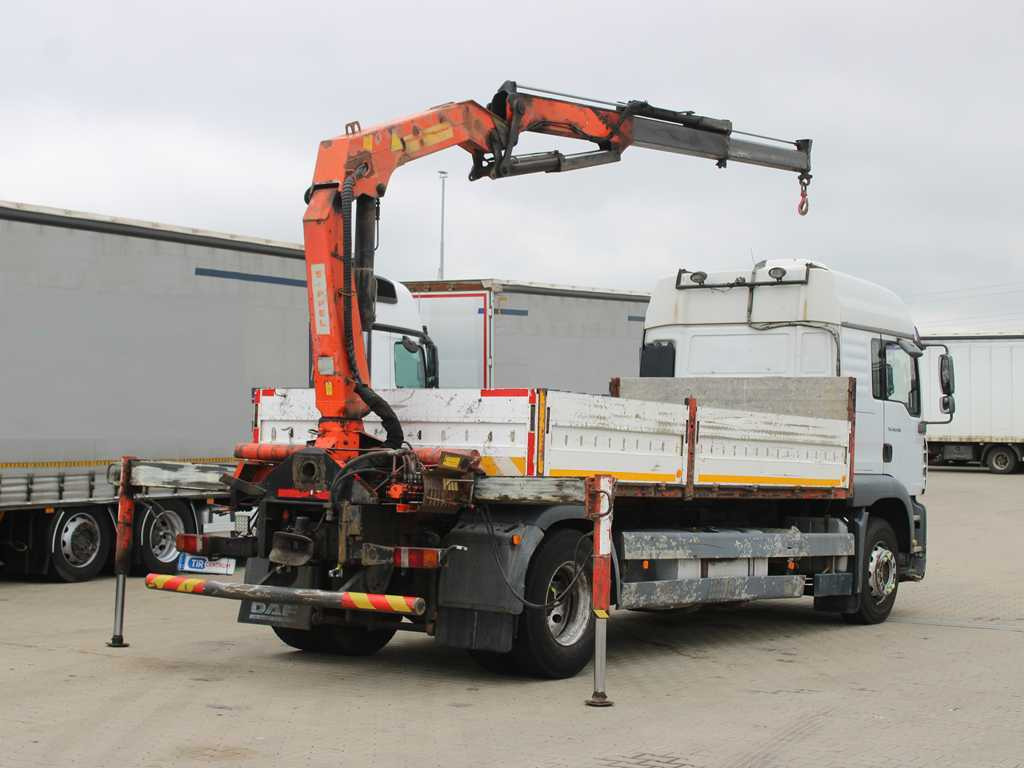MAN TGA 18.430, EURO 4, RETARDER, INDEPENDENT AIR CONDITIONING, PALFINGER PK10500A - Бордови камион, Камион с кран: снимка 4 MAN TGA 18.430, EURO 4, RETARDER, INDEPENDENT AIR CONDITIONING, PALFINGER PK10500A - Бордови камион, Камион с кран: снимка 4