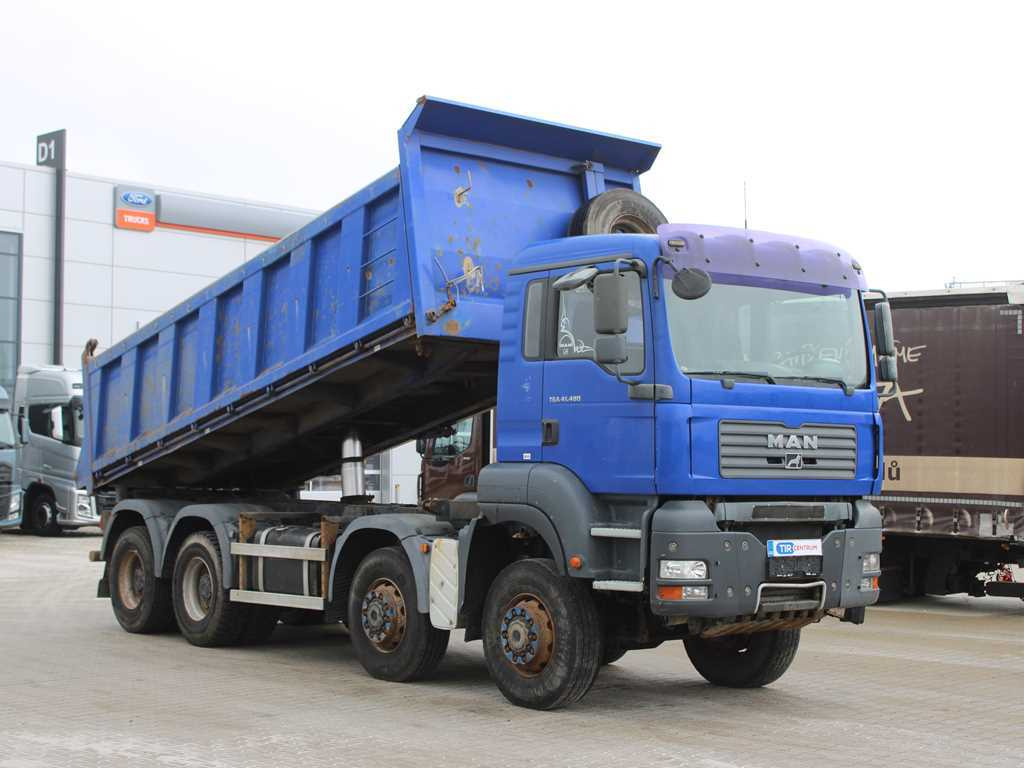 MAN TGA 41.480, 8X6, THREE SIDED, EURO 3, RETARDER, 17m³ - Самосвал камион: снимка 3 MAN TGA 41.480, 8X6, THREE SIDED, EURO 3, RETARDER, 17m³ - Самосвал камион: снимка 3