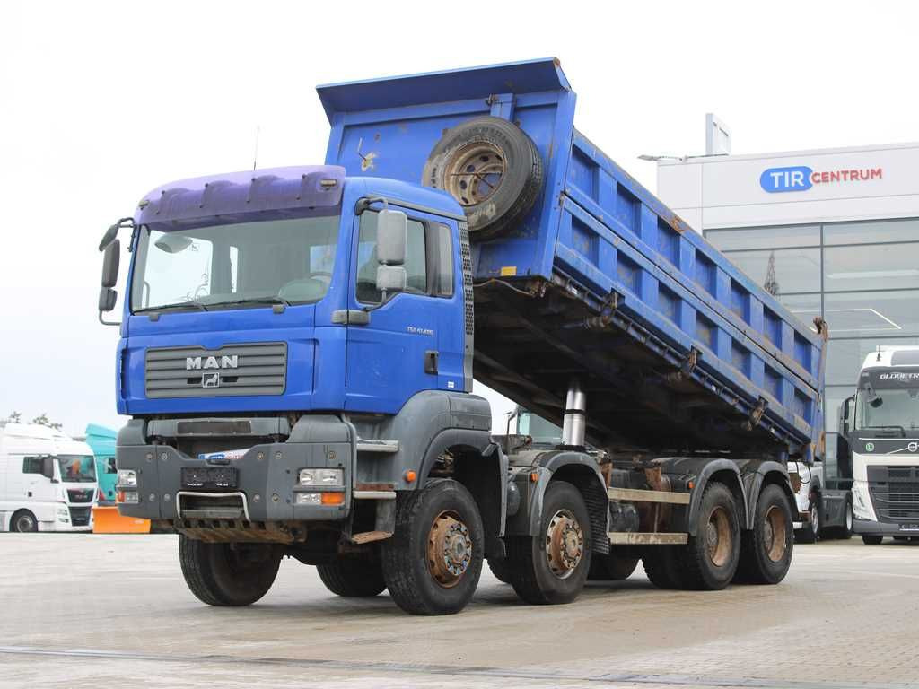 MAN TGA 41.480, 8X6, THREE-SIDED, EURO 3, RETARDER - Самосвал камион: снимка 1 MAN TGA 41.480, 8X6, THREE-SIDED, EURO 3, RETARDER - Самосвал камион: снимка 1