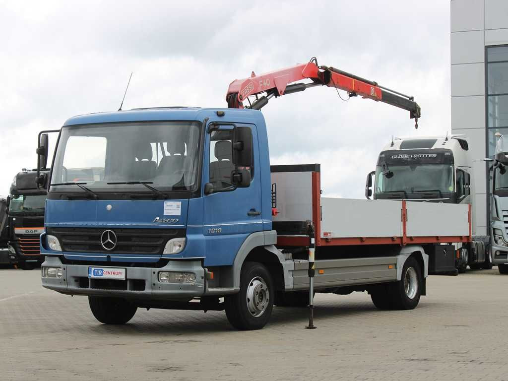 Mercedes-Benz ATEGO 1018, EURO 3, CRANE FASSI F40A.21 - Бордови камион, Камион с кран: снимка 1 Mercedes-Benz ATEGO 1018, EURO 3, CRANE FASSI F40A.21 - Бордови камион, Камион с кран: снимка 1