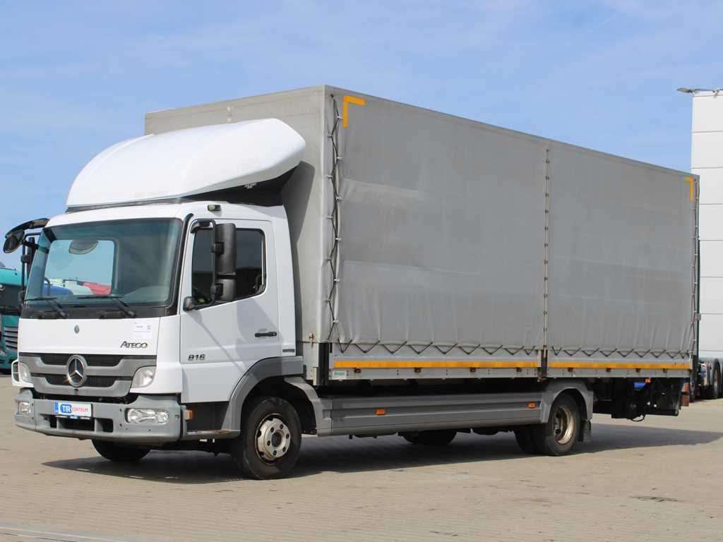 Mercedes-Benz ATEGO 816, EURO 5, TAIL LIFT, SIDEWALLS - Камион с брезент: снимка 1 Mercedes-Benz ATEGO 816, EURO 5, TAIL LIFT, SIDEWALLS - Камион с брезент: снимка 1