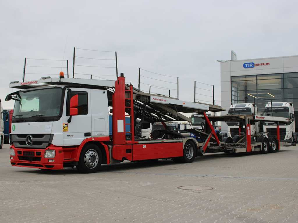 Mercedes-Benz Actros 1844, EURO 5EEV, RETARDER + KÄSSBOHRER METAGO (2006) - Автовоз камион: снимка 1 Mercedes-Benz Actros 1844, EURO 5EEV, RETARDER + KÄSSBOHRER METAGO (2006) - Автовоз камион: снимка 1