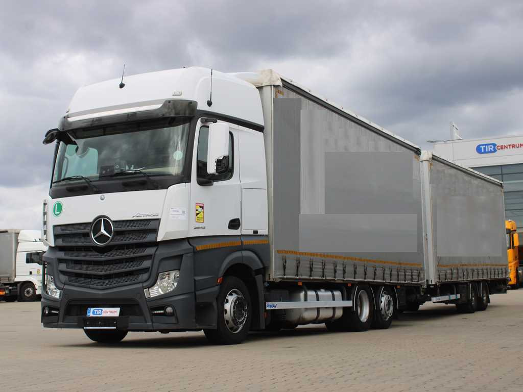 Mercedes-Benz Actros 2542, 6X2, LIFTING AXLE + PANAV TVK18M - Камион с брезент: снимка 1 Mercedes-Benz Actros 2542, 6X2, LIFTING AXLE + PANAV TVK18M - Камион с брезент: снимка 1