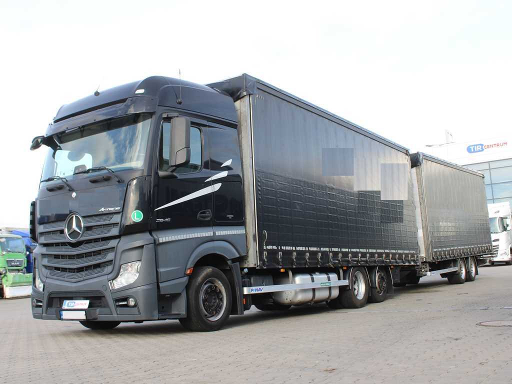 Mercedes-Benz Actros 2545, 6X2, EURO 6, AIR SUSPENSION + PANAV - Камион с брезент: снимка 1 Mercedes-Benz Actros 2545, 6X2, EURO 6, AIR SUSPENSION + PANAV - Камион с брезент: снимка 1