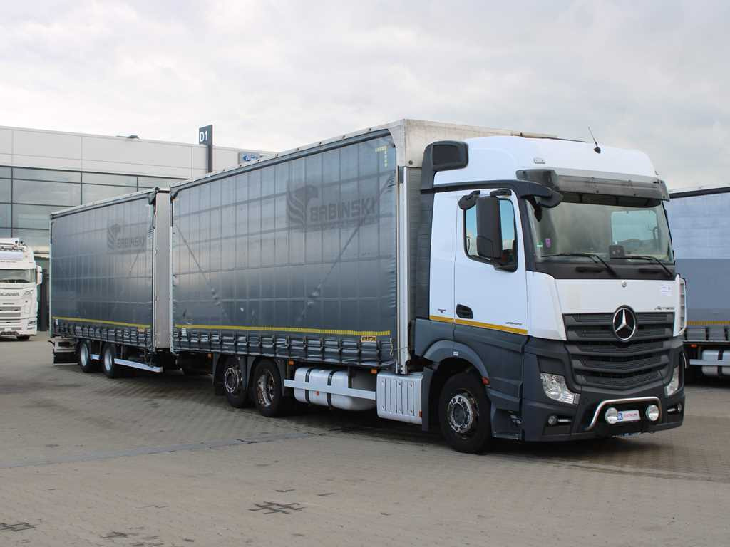 Mercedes-Benz Actros 2545, ROAD, LIFTING AXLE, AIR SUSPENSION, EURO 6 - Камион с брезент: снимка 3 Mercedes-Benz Actros 2545, ROAD, LIFTING AXLE, AIR SUSPENSION, EURO 6 - Камион с брезент: снимка 3
