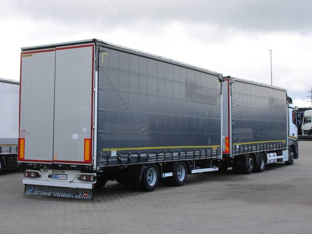 Mercedes-Benz Actros 2545, TRANZIT SET, LIFTING AXLE, EURO 6 - Камион с брезент, Брезентово ремарке: снимка 3 Mercedes-Benz Actros 2545, TRANZIT SET, LIFTING AXLE, EURO 6 - Камион с брезент, Брезентово ремарке: снимка 3