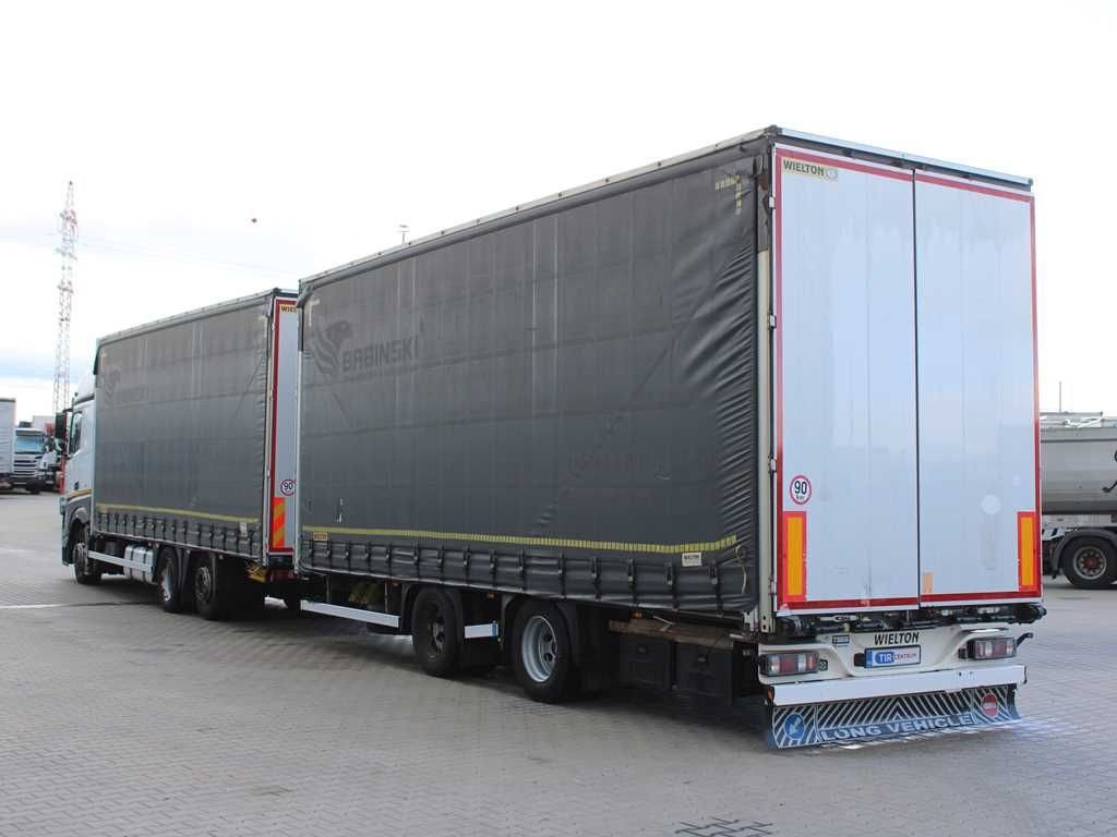 Mercedes-Benz Actros 2545, TRANZIT SET, LIFTING AXLE, EURO 6 - Камион с брезент, Брезентово ремарке: снимка 4 Mercedes-Benz Actros 2545, TRANZIT SET, LIFTING AXLE, EURO 6 - Камион с брезент, Брезентово ремарке: снимка 4