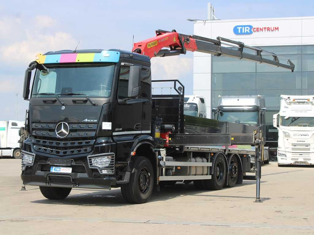 Mercedes-Benz Arocs 2542, 6X2, EURO 6, CAMERA, PALFINGER PK 24 - Бордови камион, Камион с кран: снимка 1 Mercedes-Benz Arocs 2542, 6X2, EURO 6, CAMERA, PALFINGER PK 24 - Бордови камион, Камион с кран: снимка 1