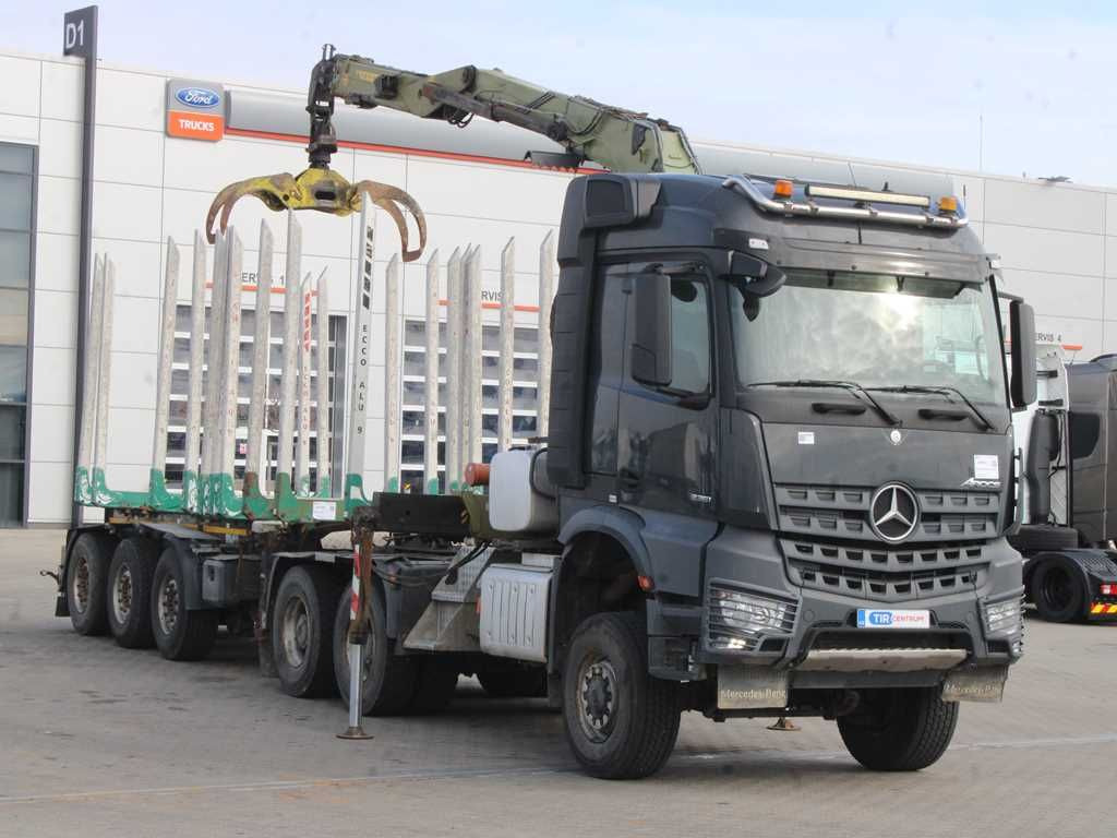 Mercedes-Benz Arocs 3351, 6x6, LOGLIFT ET450 - Камион за дърва: снимка 2 Mercedes-Benz Arocs 3351, 6x6, LOGLIFT ET450 - Камион за дърва: снимка 2