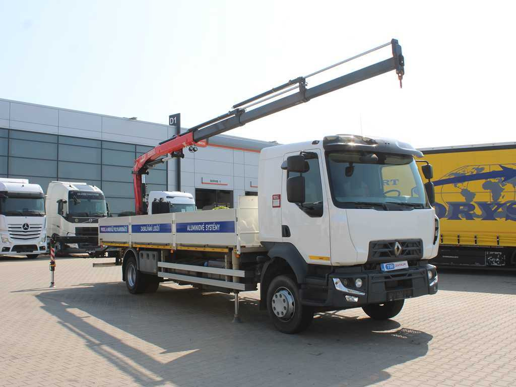 Renault D 250, EURO 6, SIDE, HYDRAULIC ARM FASSI F110 - Бордови камион, Камион с кран: снимка 3 Renault D 250, EURO 6, SIDE, HYDRAULIC ARM FASSI F110 - Бордови камион, Камион с кран: снимка 3