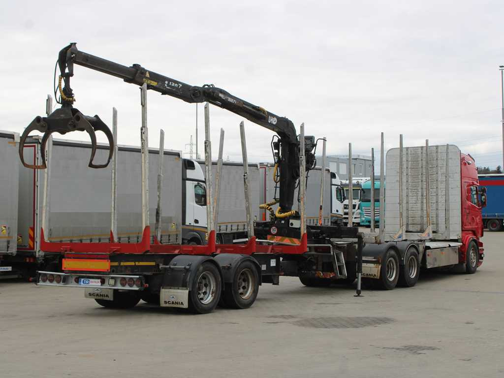 Scania R 480, HYDRAULIC ARM LHO L120Z(78), 6X4 - Камион за дърва, Камион с кран: снимка 4 Scania R 480, HYDRAULIC ARM LHO L120Z(78), 6X4 - Камион за дърва, Камион с кран: снимка 4