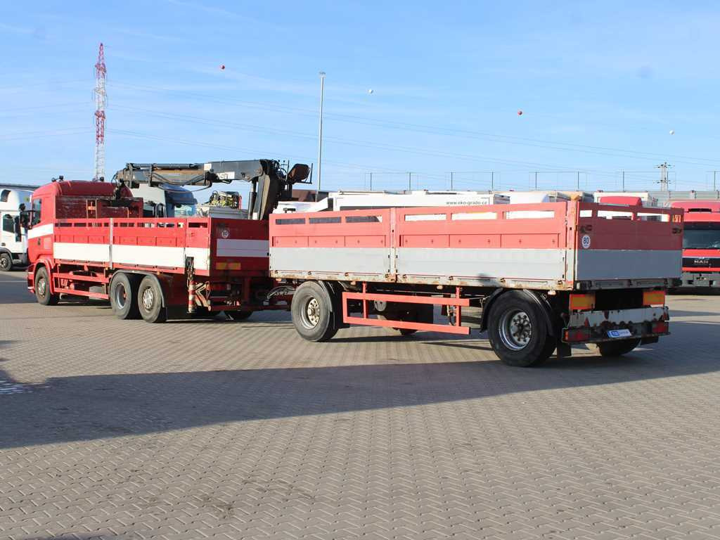 Scania R380, EURO 3, 6X2, LIFT AXLE, HIAB 166K + KOGEL ANBS(1996) - Бордови камион, Камион с кран: снимка 5 Scania R380, EURO 3, 6X2, LIFT AXLE, HIAB 166K + KOGEL ANBS(1996) - Бордови камион, Камион с кран: снимка 5