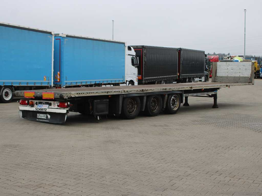 Schmitz CARGOBULL SCB *S3T, LIFTING AXLE, MULTILOCK - Бордово полуремарке/ Платформа: снимка 4 Schmitz CARGOBULL SCB *S3T, LIFTING AXLE, MULTILOCK - Бордово полуремарке/ Платформа: снимка 4