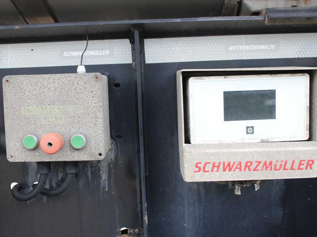 Самосвал полуремарке Schwarzmüller K-SERIE, LIFTING AXLE, 24m3, HARDOX, THERMO: снимка 7