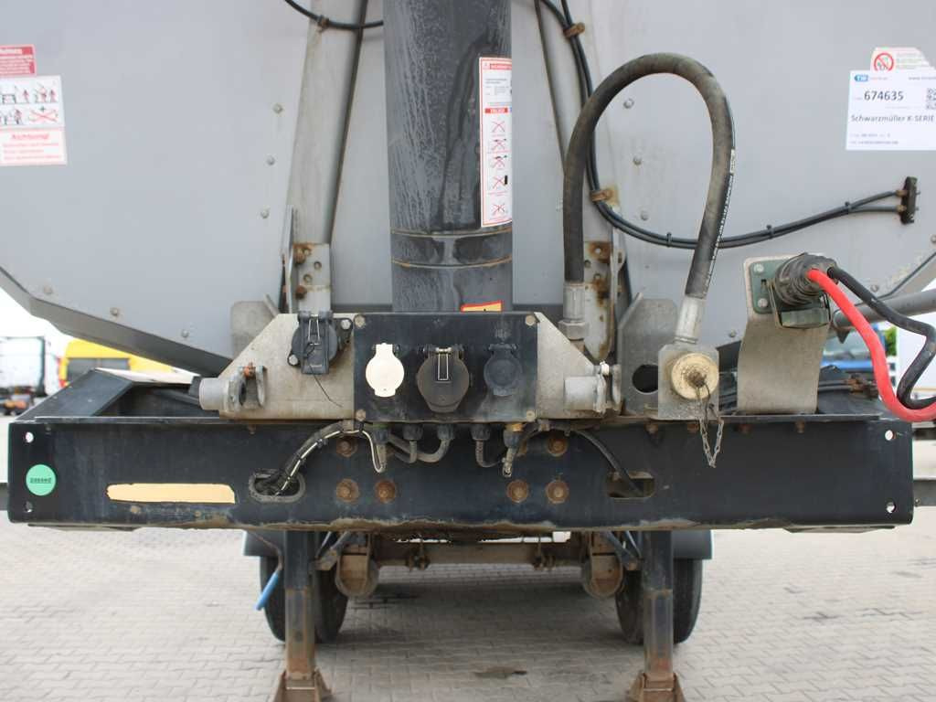 Самосвал полуремарке Schwarzmüller K-SERIE, LIFTING AXLE, 24m3, HARDOX, THERMO: снимка 6