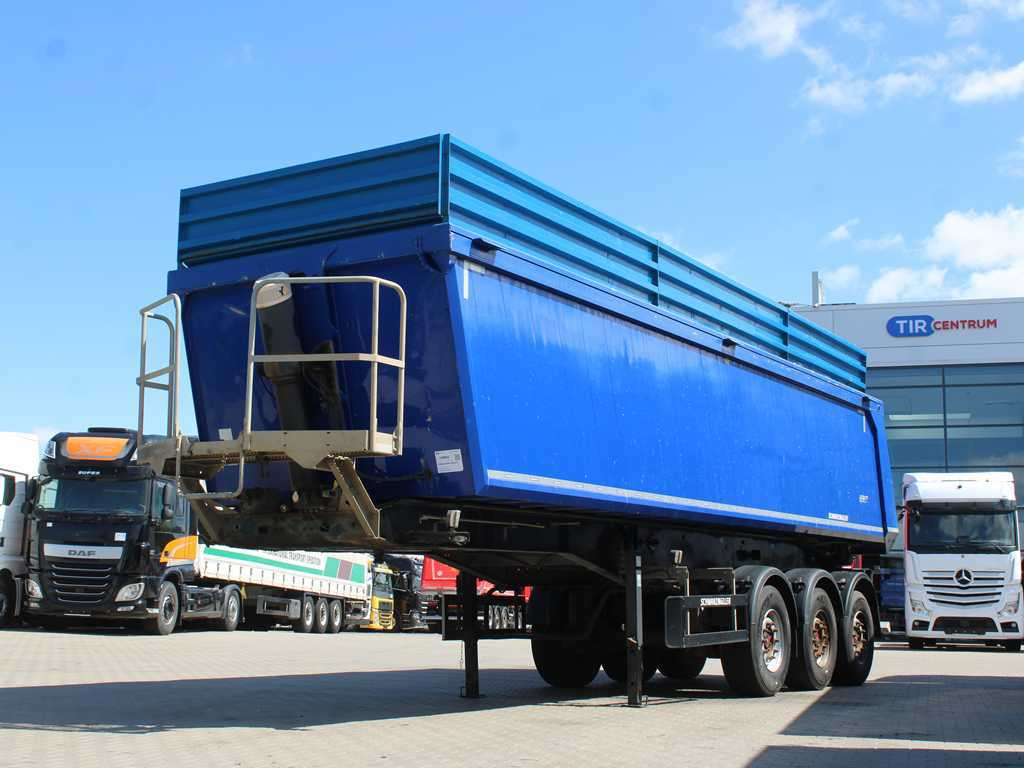 Schwarzmüller KIS 3/E, 2X LIFT AXLE, SAF, 46m³ - Самосвал полуремарке: снимка 1 Schwarzmüller KIS 3/E, 2X LIFT AXLE, SAF, 46m³ - Самосвал полуремарке: снимка 1