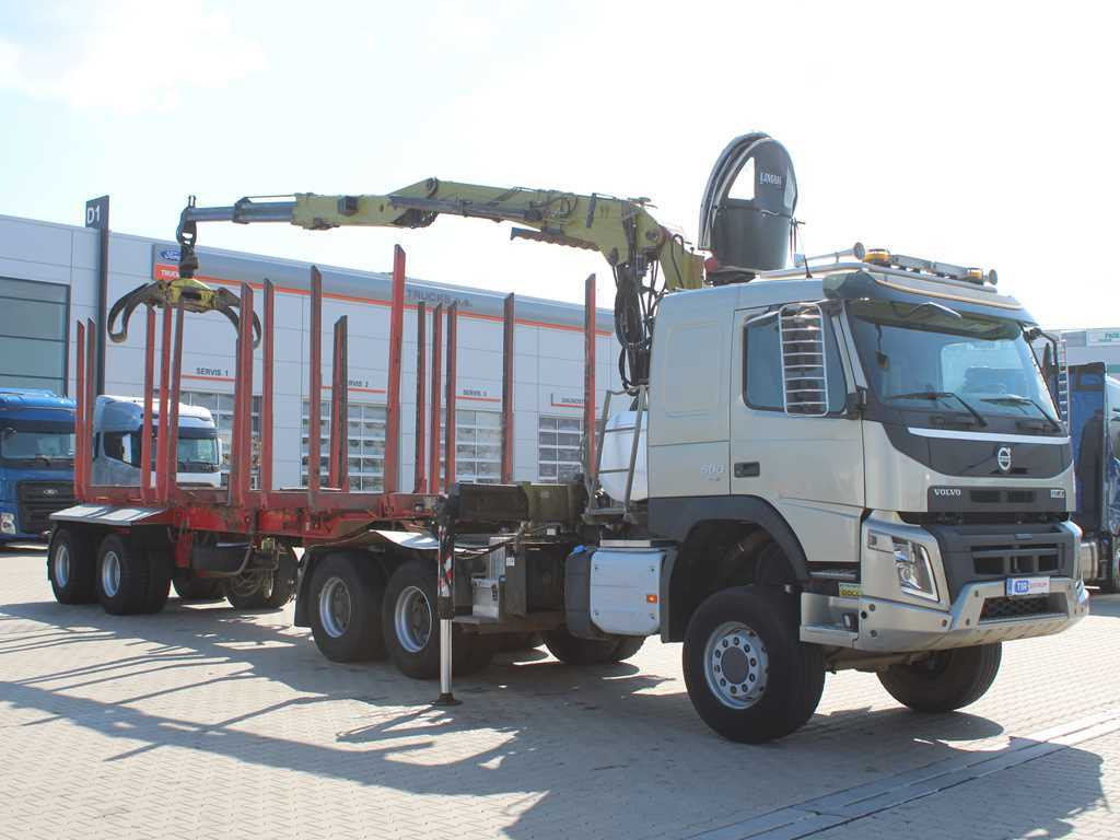 Volvo FMX 500, 6X6, LOGLIFT F265Z95 + DOLL trailer (2007) - Камион за дърва, Камион с кран: снимка 4 Volvo FMX 500, 6X6, LOGLIFT F265Z95 + DOLL trailer (2007) - Камион за дърва, Камион с кран: снимка 4