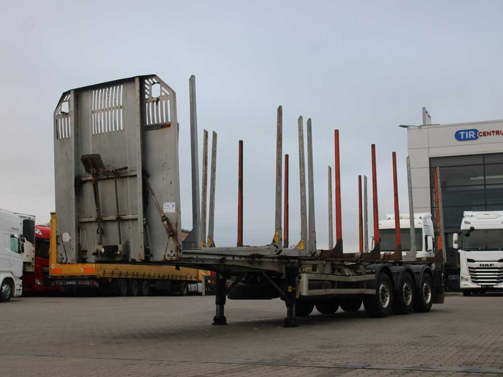 ZASŁAW D-651A, 2x LIFTING AXLE - Полуремарке за дърва: снимка 1 ZASŁAW D-651A, 2x LIFTING AXLE - Полуремарке за дърва: снимка 1