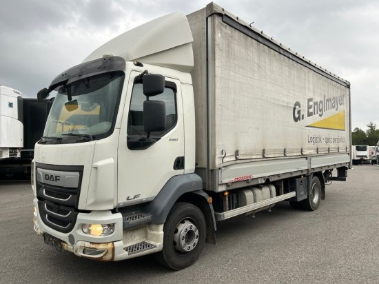 DAF LF 260 16 Tonner Plane mit LBW, Manuell, E6, - Камион с брезент: снимка 1 DAF LF 260 16 Tonner Plane mit LBW, Manuell, E6, - Камион с брезент: снимка 1
