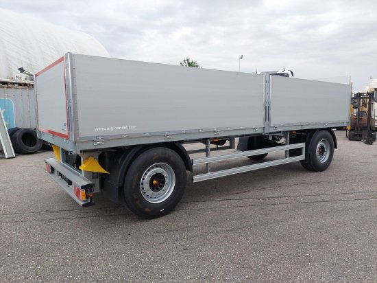 HUMBAUR Baustoffanhänger, 7,1 Meter ,Neufahrzeug, SAF-Achsen - Бордово ремарке/ Платформа: снимка 4 HUMBAUR Baustoffanhänger, 7,1 Meter ,Neufahrzeug, SAF-Achsen - Бордово ремарке/ Платформа: снимка 4