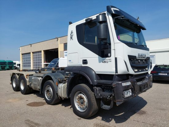 Iveco 8x4 Meiller Abroller, Automatik, E6, Retarder, - Мултилифт с кука камион, Камион с кран: снимка 3 Iveco 8x4 Meiller Abroller, Automatik, E6, Retarder, - Мултилифт с кука камион, Камион с кран: снимка 3