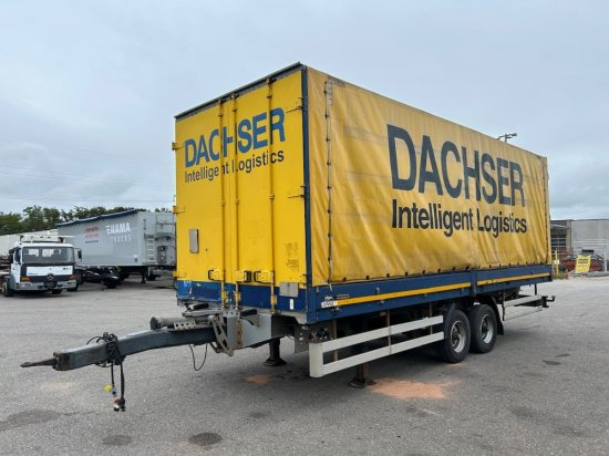 Junge Durchlader, Anhänger - Брезентово ремарке: снимка 1 Junge Durchlader, Anhänger - Брезентово ремарке: снимка 1