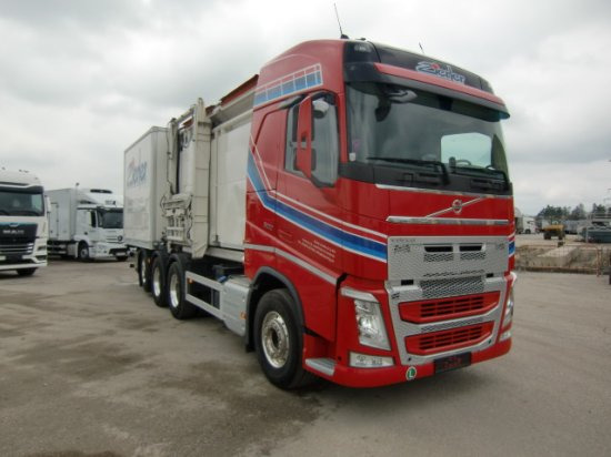 Volvo FH 500 8X4*4 Euro 6, Retarder, Tierkörpertransport Voll Luft - Камион: снимка 1 Volvo FH 500 8X4*4 Euro 6, Retarder, Tierkörpertransport Voll Luft - Камион: снимка 1