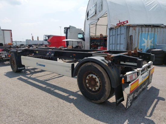 Krone AZ 18, Standard-Lafette Krone-Achsen, - Контейнеровоз/ Сменна каросерия ремарке: снимка 4 Krone AZ 18, Standard-Lafette Krone-Achsen, - Контейнеровоз/ Сменна каросерия ремарке: снимка 4