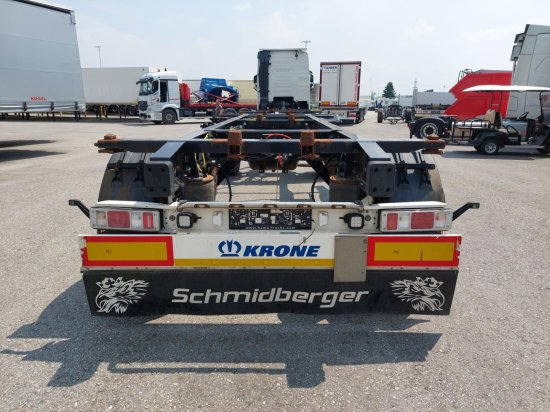 Krone AZ 18, Standard-Lafette Krone-Achsen, - Контейнеровоз/ Сменна каросерия ремарке: снимка 3 Krone AZ 18, Standard-Lafette Krone-Achsen, - Контейнеровоз/ Сменна каросерия ремарке: снимка 3