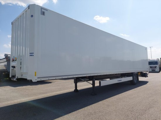 Krone SEK DryLiner 1-Achs Kofferauflieger, Heckabstützung , 2 Stück - Затворена каросерия полуремарке: снимка 1 Krone SEK DryLiner 1-Achs Kofferauflieger, Heckabstützung , 2 Stück - Затворена каросерия полуремарке: снимка 1