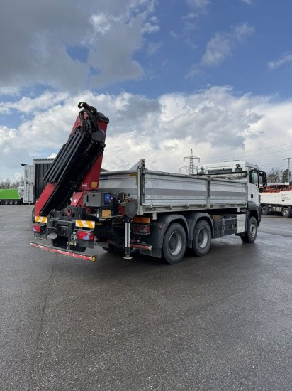 MAN TGS 26.430 6x4 3-Seitenkipper, HMF 2020K-RC Heckkran abnehmbar, - Самосвал камион, Камион с кран: снимка 4 MAN TGS 26.430 6x4 3-Seitenkipper, HMF 2020K-RC Heckkran abnehmbar, - Самосвал камион, Камион с кран: снимка 4