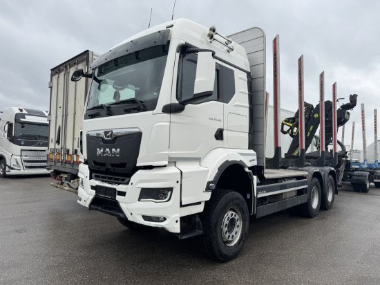 MAN TGS 33.510 BL 6x4, Intarder, Holztransporter, LIV 120Z - Камион за дърва, Камион с кран: снимка 1 MAN TGS 33.510 BL 6x4, Intarder, Holztransporter, LIV 120Z - Камион за дърва, Камион с кран: снимка 1