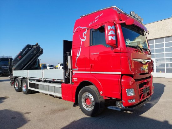 MAN TGX 26.510 BL Pritsche, Intarder, HIAB X-HIPRO 558EP-5, Alu-Felgen, Lenkachse, - Бордови камион, Камион с кран: снимка 3 MAN TGX 26.510 BL Pritsche, Intarder, HIAB X-HIPRO 558EP-5, Alu-Felgen, Lenkachse, - Бордови камион, Камион с кран: снимка 3