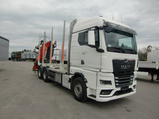 MAN TGX 33.580 BL 6x4, Intarder, Holztransporter, - Камион за дърва, Камион с кран: снимка 3 MAN TGX 33.580 BL 6x4, Intarder, Holztransporter, - Камион за дърва, Камион с кран: снимка 3