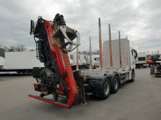 MAN TGX 33.580 BL 6x4, Intarder, Holztransporter, - Камион за дърва, Камион с кран: снимка 4 MAN TGX 33.580 BL 6x4, Intarder, Holztransporter, - Камион за дърва, Камион с кран: снимка 4