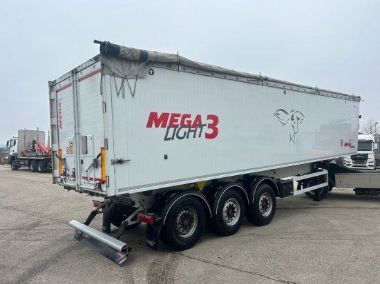 MEGA Alu-Kastenmulde 55m³, SAF-Achsen, Rollplane, Kombiklappe, Stehpodest - Самосвал полуремарке: снимка 2 MEGA Alu-Kastenmulde 55m³, SAF-Achsen, Rollplane, Kombiklappe, Stehpodest - Самосвал полуремарке: снимка 2
