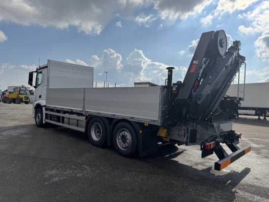 Mercedes-Benz Actros 2653, Retarder, Pritsche, Hiab Hipro 232 ES5 - Бордови камион, Камион с кран: снимка 4 Mercedes-Benz Actros 2653, Retarder, Pritsche, Hiab Hipro 232 ES5 - Бордови камион, Камион с кран: снимка 4
