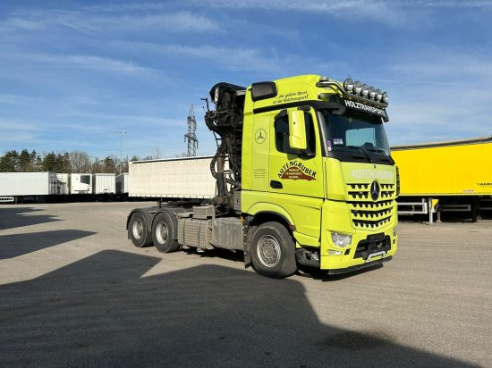 Mercedes-Benz Actros 3363 6x4, Palfinger Epsilon Kran - Камион за дърва, Камион с кран: снимка 3 Mercedes-Benz Actros 3363 6x4, Palfinger Epsilon Kran - Камион за дърва, Камион с кран: снимка 3