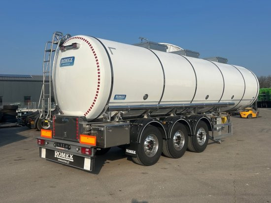Romex R-31, Lebensmitteltankauflieger 31000l 3 Kammern - Полуремарке цистерна: снимка 2 Romex R-31, Lebensmitteltankauflieger 31000l 3 Kammern - Полуремарке цистерна: снимка 2