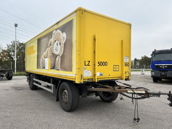 Saxas, Anhängewagen Kofferaufbau mit Hebebühne - Затворена каросерия ремарке: снимка 2 Saxas, Anhängewagen Kofferaufbau mit Hebebühne - Затворена каросерия ремарке: снимка 2