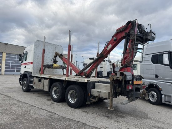 Scania G490 6X6 Blatt-Blatt Penz Kran 12.Z8.70 - Камион за дърва, Камион с кран: снимка 4 Scania G490 6X6 Blatt-Blatt Penz Kran 12.Z8.70 - Камион за дърва, Камион с кран: снимка 4