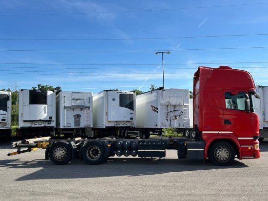 Scania R410 6x2 Topline, BDF, E6, Automatik, Redarter, Standklima, Liftachse - Контейнеровоз/ Сменна каросерия камион: снимка 4 Scania R410 6x2 Topline, BDF, E6, Automatik, Redarter, Standklima, Liftachse - Контейнеровоз/ Сменна каросерия камион: снимка 4