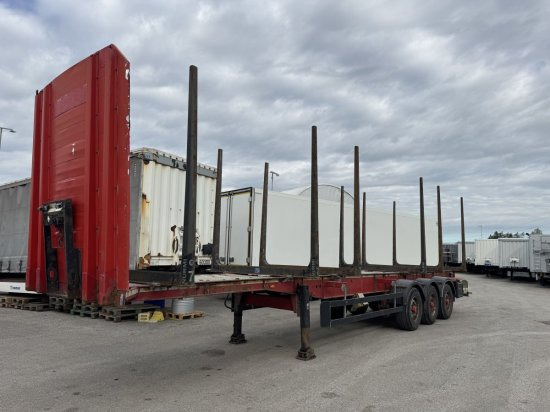 Schwarzmüller Holzauflieger 6 Rungenpaare, BPW-Achsen - Полуремарке за дърва: снимка 1 Schwarzmüller Holzauflieger 6 Rungenpaare, BPW-Achsen - Полуремарке за дърва: снимка 1