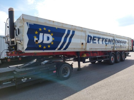 Schwarzmüller K10VLN3 Stahlmulde, Portaltüren, Alufelgen, Liftachse, 60m3 - Самосвал полуремарке: снимка 1 Schwarzmüller K10VLN3 Stahlmulde, Portaltüren, Alufelgen, Liftachse, 60m3 - Самосвал полуремарке: снимка 1