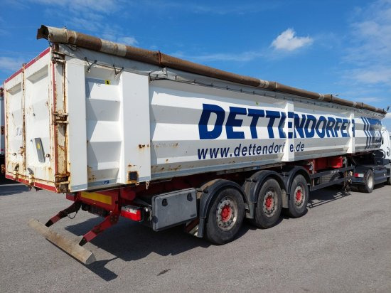 Schwarzmüller K10VLN3 Stahlmulde, Portaltüren, Alufelgen, Liftachse, 60m3 - Самосвал полуремарке: снимка 4 Schwarzmüller K10VLN3 Stahlmulde, Portaltüren, Alufelgen, Liftachse, 60m3 - Самосвал полуремарке: снимка 4