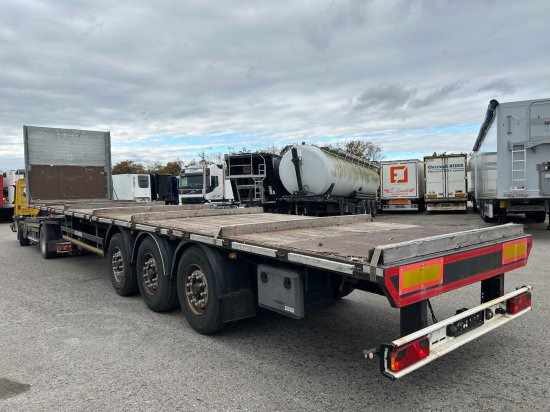 Бордово полуремарке/ Платформа Schwarzmüller Plateau-Auflieger J Serie: снимка 6