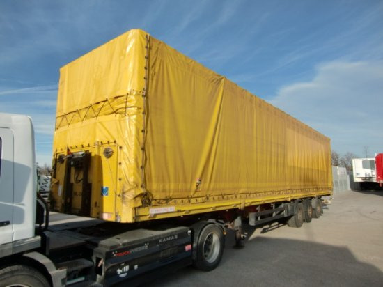 Schwarzmüller Spezialauflieger Schräglader, Coilmulde mehrere Einheiten verfügbar - Брезентово полуремарке: снимка 1 Schwarzmüller Spezialauflieger Schräglader, Coilmulde mehrere Einheiten verfügbar - Брезентово полуремарке: снимка 1