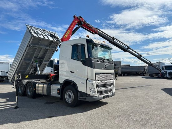 Volvo FH 500 3-Seiten Kipper mit Palfinger PK22002EH, Retarder - Самосвал камион: снимка 1 Volvo FH 500 3-Seiten Kipper mit Palfinger PK22002EH, Retarder - Самосвал камион: снимка 1