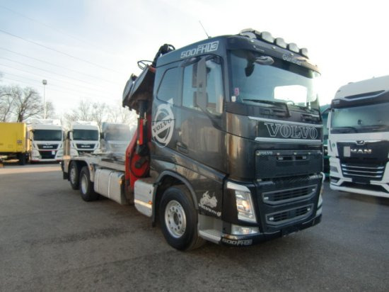 Volvo FH 500 6x2, Schrottkran, Waage, E6, Liftachse - Мултилифт с кука камион, Камион с кран: снимка 3 Volvo FH 500 6x2, Schrottkran, Waage, E6, Liftachse - Мултилифт с кука камион, Камион с кран: снимка 3