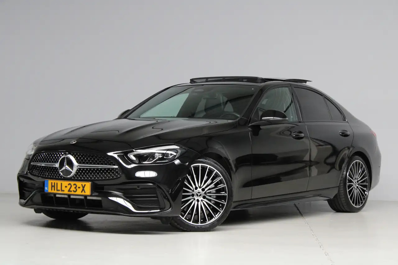 Mercedes-Benz C-klasse AMG-line (Nightpakket, Sfeerverlichting, - Лек автомобил: снимка 1 Mercedes-Benz C-klasse AMG-line (Nightpakket, Sfeerverlichting, - Лек автомобил: снимка 1